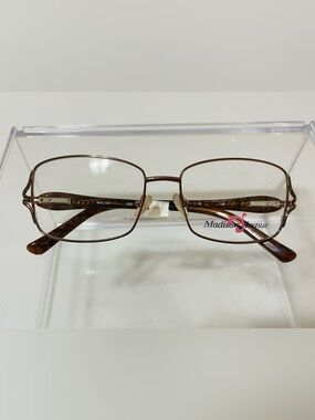 Madison  Avenue Women's Square Prescription FrameMAL 107, 52-16-135, NWT